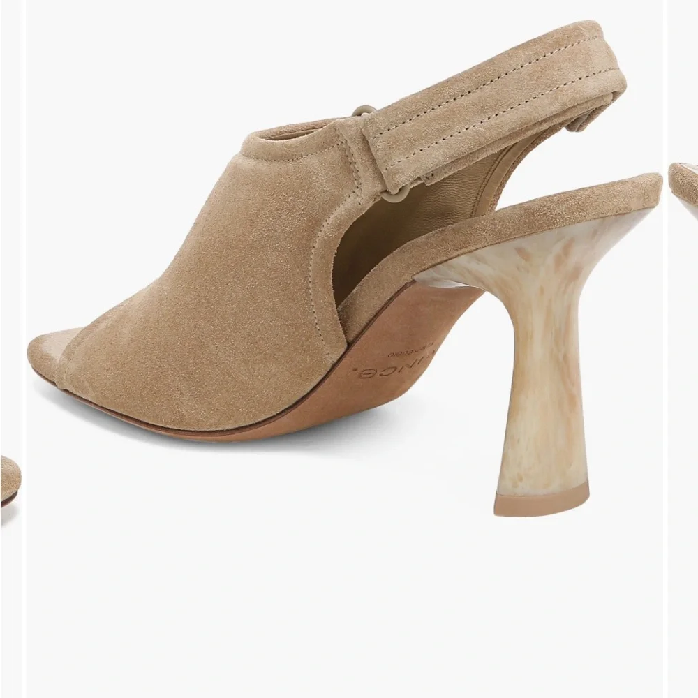 NIB Vince Quest suede heeled slingback - 9M